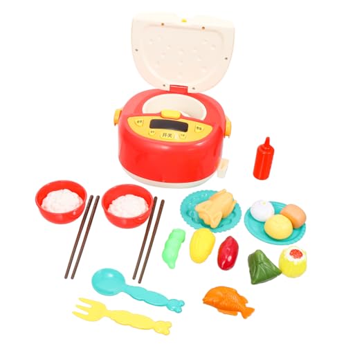 Milisten 1Satz Kindersimulation Reiskocher mit Musik und Spray Pädagogisches Küchenspielzeug für Kreative Rollenspiele für Partys und Rote Verpackung Milisten 1Satz Kindersimulation Reiskocher mit Musik und Spray Pädagogisches Küchenspielzeug für Kreative Rollenspiele für Partys und Rote Verpackung von Milisten