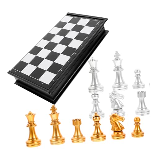 Milisten 1Satz Klappschachbrett Magnetisches Schachspiel für Erwachsene Faltbares Reiseschach für Zuhause Schule und Unterwegs Bildungsspielzeug Milisten 1Satz Klappschachbrett Magnetisches Schachspiel für Erwachsene Faltbares Reiseschach für Zuhause Schule und Unterwegs Bildungsspielzeug von Milisten