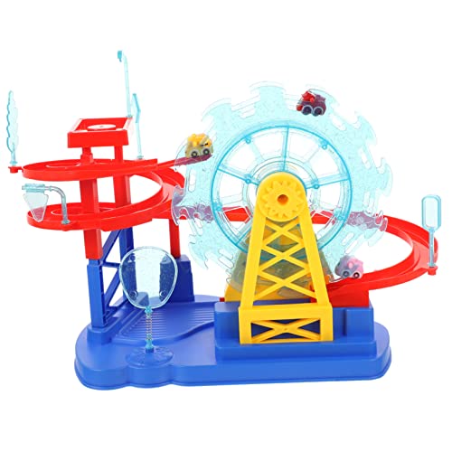 Milisten 1Satz Kletterspielzeug Für Elektrisches Musikspielzeug Mit Kleiner Und Ferris Wheel Kletterautos Für Jungen Tiefblauem Auto von Milisten