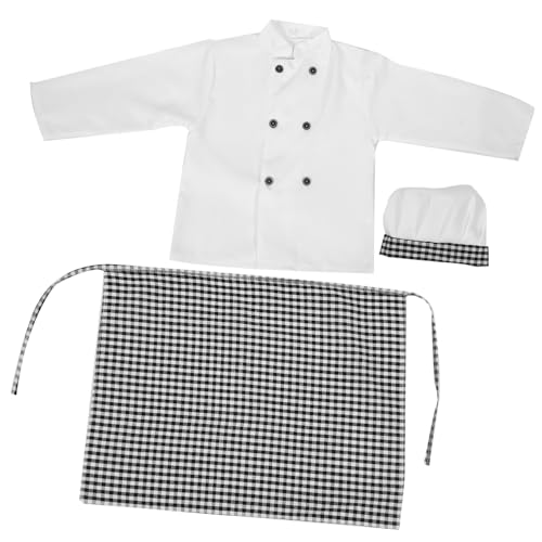 Milisten 1Satz Kochkostüm für Langärmliger Schürze und Mütze Spielkleidung für Kleine Chefs Backen für Jungen Milisten 1Satz Kochkostüm für Langärmliger Schürze und Mütze Spielkleidung für Kleine Chefs Backen für Jungen von Milisten