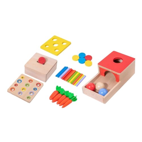 Milisten 1Satz Kreatives Montessori Für Kleinkinder Holzspielzeug Mit Elementen Fördert Hand Augen Koordination Und Motorische Fähigkeiten Für Ab Monaten Jahren Milisten 1Satz Kreatives Montessori Für Kleinkinder Holzspielzeug Mit Elementen Fördert Hand Augen Koordination Und Motorische Fähigkeiten Für Ab Monaten Jahren von Milisten