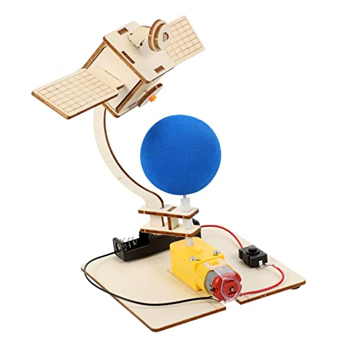 Milisten 1Satz Kreatives Satellitenmodell Spielzeugset DIY Holz Lernspielzeug für Wissenschaftliche Experimente und Dekoration für Kinderzimmer Fördert Milisten 1Satz Kreatives Satellitenmodell Spielzeugset DIY Holz Lernspielzeug für Wissenschaftliche Experimente und Dekoration für Kinderzimmer Fördert von Milisten