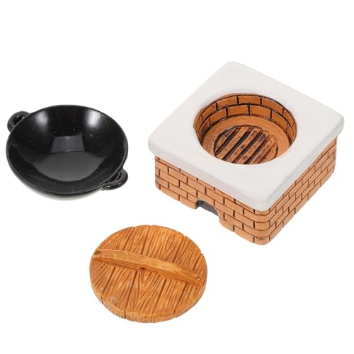 Milisten 1Satz Küchenmöbel Puppenhaus Herd mit Realistische für Kreative Spielumgebungen für DIY Puppenhaus Szenen Teiliges Milisten 1Satz Küchenmöbel Puppenhaus Herd mit Realistische für Kreative Spielumgebungen für DIY Puppenhaus Szenen Teiliges von Milisten