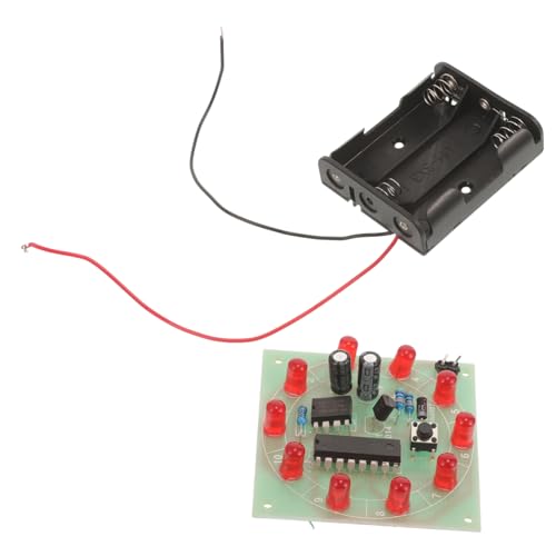 Milisten 1Satz LED Lampe DIY Elektrisches Schaltungsmodell für Wissenschaftliche Experimente Komponenten und Batteriefach für Kreative Bastelprojekte von Milisten