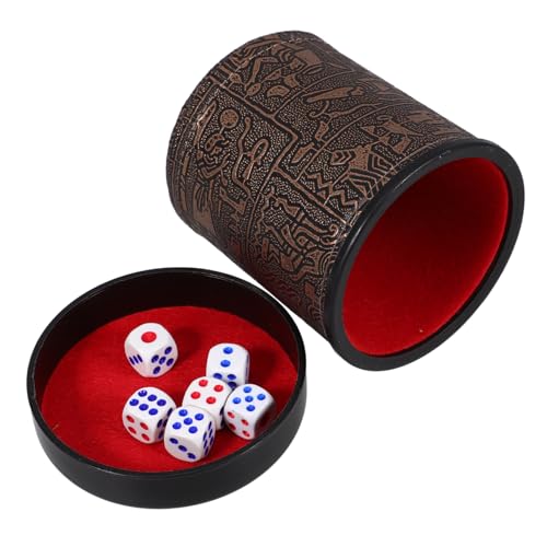 Milisten 1Satz Lautloser Würfelbecher aus Hochwertigem Material für Ktv und Partys Würfeln und Abnehmbarem Sockel Spielabende und Unterhaltung Milisten 1Satz Lautloser Würfelbecher aus Hochwertigem Material für Ktv und Partys Würfeln und Abnehmbarem Sockel Spielabende und Unterhaltung von Milisten