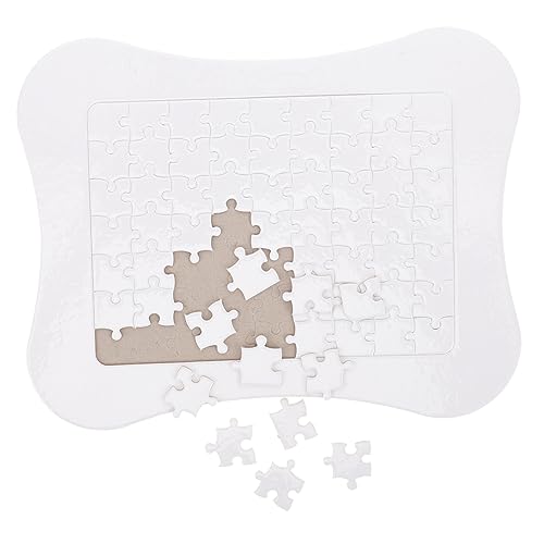 Milisten 1Satz Leeres Sublimations Puzzle Teile Mit Rahmen DIY Wärmepresse Personalisierbare Puzzleteile Für Kreative Projekte Und Familienaktivitäten von Milisten