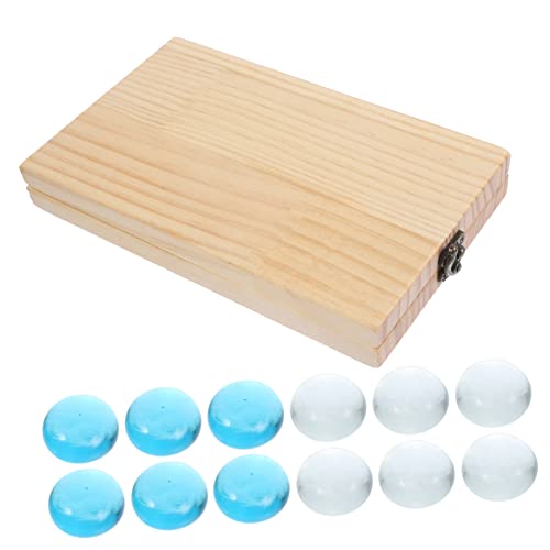 Milisten 1Satz Mancala Spiel aus Faltbares Schachspiel mit Afrikanischem Design Fördert Denkfähigkeiten und Kreativität für Familien mit Perlen und Spielbrett von Milisten