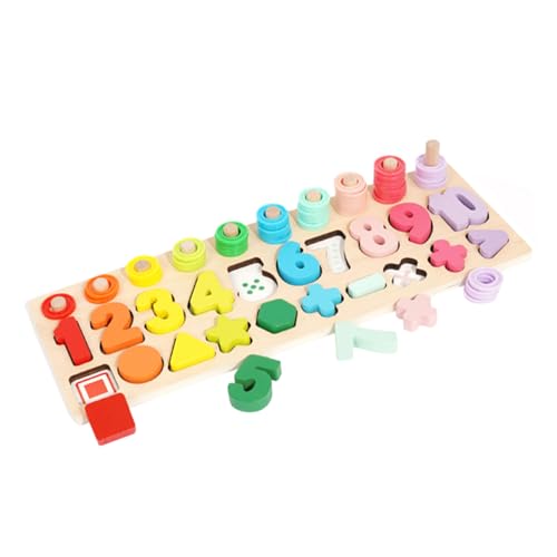 Milisten 1Satz Mathematik Formen Puzzle Pädagogisches Holzspielzeug Für Kleinkinder Farbensensibilität Für Vorschulkinder Milisten 1Satz Mathematik Formen Puzzle Pädagogisches Holzspielzeug Für Kleinkinder Farbensensibilität Für Vorschulkinder von Milisten