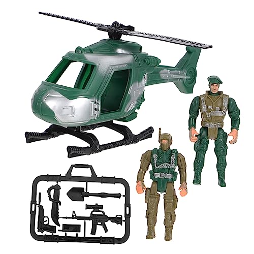 Milisten 1Satz Militärspielzeug Für Hubschrauber Und Soldatenfiguren Kreatives Lernspielzeug Fantasie Und Kreativität Robustes Kunststoffmaterial von Milisten