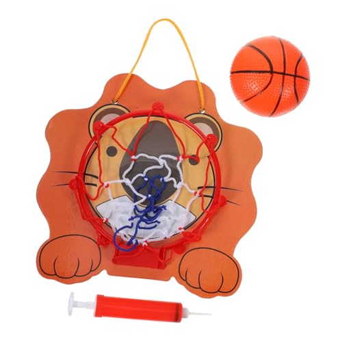 Milisten 1Satz Mini Basketballkorb Set für Höhenverstellbarer Indoor Basketballrahmen mit Aufblasbarem Ball für Kleine Leicht und Tragbar Einfach zu Montieren Installieren von Milisten