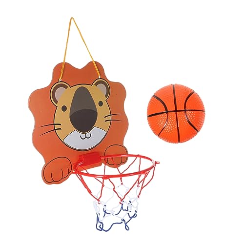 Milisten 1Satz Mini Basketballkorb Set für Indoor mit Aufblasbarem Ball Faltbarem Basketballständer und Luftpumpe für Home Office Schlafzimmer und Spielzimmer Fördert Aktives von Milisten