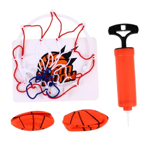 Milisten 1Satz Mini Basketballkorb für Indoor Hängender Basketballkorb mit Bällen und Luftpumpe Leicht und Tragbar für Spielzimmer und Sportübungen Fördert Milisten 1Satz Mini Basketballkorb für Indoor Hängender Basketballkorb mit Bällen und Luftpumpe Leicht und Tragbar für Spielzimmer und Sportübungen Fördert von Milisten