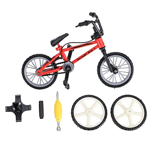 Milisten 1Satz Mini Finger Bike Modellset Desktop Fahrradspielzeug mit Realistischem Metallrahmen für Sammler Perfektes für Fingersportliebhaber Wohnkultur von Milisten