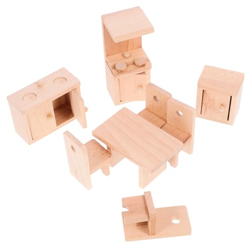 Milisten 1Satz Mini Holz Möbel für Puppenhaus Esszimmer Möbel für Kreative Fantasie und Kreativität Dekoration und Fotografie Milisten 1Satz Mini Holz Möbel für Puppenhaus Esszimmer Möbel für Kreative Fantasie und Kreativität Dekoration und Fotografie von Milisten