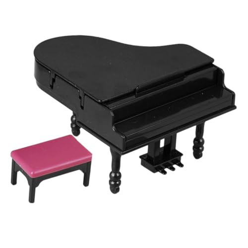Milisten 1Satz Mini Klavier Für Puppenhaus Musikinstrument Dekoration Miniaturmöbel Für Puppenhaus Klavier Modell Für Puppenhaus Szenen Milisten 1Satz Mini Klavier Für Puppenhaus Musikinstrument Dekoration Miniaturmöbel Für Puppenhaus Klavier Modell Für Puppenhaus Szenen von Milisten