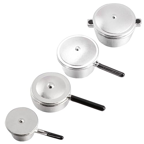 Milisten 1Satz Mini Küchenutensilien Aus Metall Teiliges Für Silberne Kochtöpfe Und Pfannen Und Langlebig Für Fantasievolles Der Kinderküche Milisten 1Satz Mini Küchenutensilien Aus Metall Teiliges Für Silberne Kochtöpfe Und Pfannen Und Langlebig Für Fantasievolles Der Kinderküche von Milisten