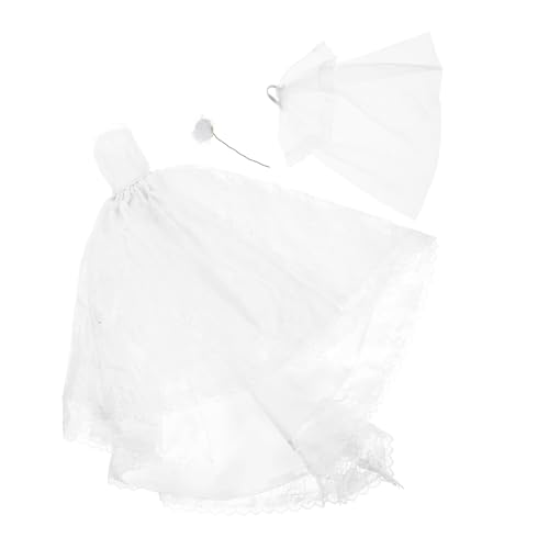 Milisten 1Satz Mini Puppen Hochzeitskleid Mit Schleier Und Blumenstrauß Austauschbares Puppenkleid Für Große Puppen Für Rollenspiele Und Kreative Milisten 1Satz Mini Puppen Hochzeitskleid Mit Schleier Und Blumenstrauß Austauschbares Puppenkleid Für Große Puppen Für Rollenspiele Und Kreative von Milisten