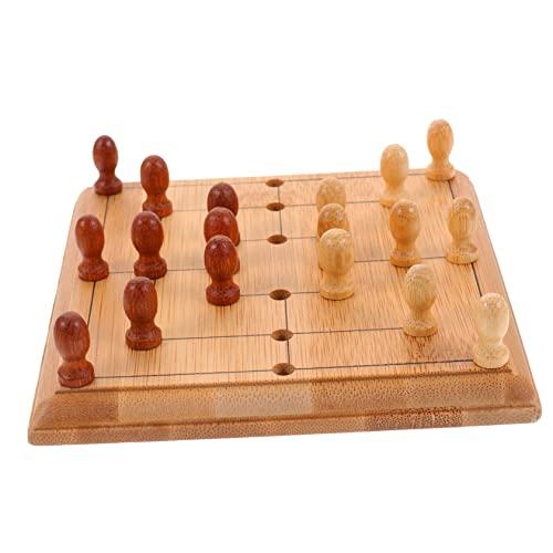 Milisten 1Satz Mini Schachspiel Tragbares und Interessantes Bildungsspielzeug für Erwachsene Fördert und Geduld für Familienspiele und Strategisches Milisten 1Satz Mini Schachspiel Tragbares und Interessantes Bildungsspielzeug für Erwachsene Fördert und Geduld für Familienspiele und Strategisches von Milisten