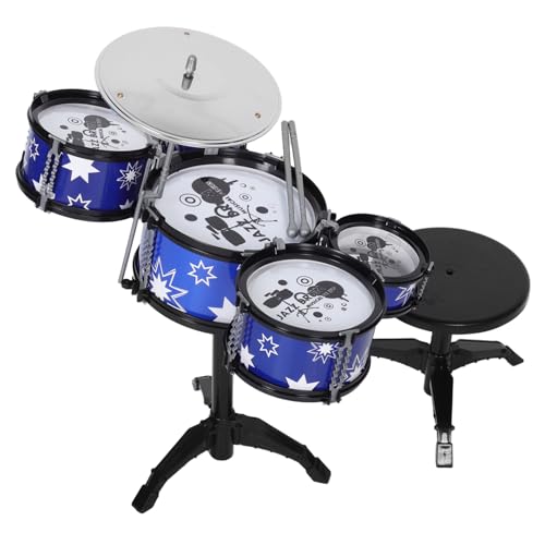 Milisten 1Satz Mini Schlagzeug Set für Kinderfreundliches Musikinstrument für Rhythmusentwicklung Sicheres Kunststoffspielzeug mit Verschiedenen Soundeffekten für Kleinkinder Milisten 1Satz Mini Schlagzeug Set für Kinderfreundliches Musikinstrument für Rhythmusentwicklung Sicheres Kunststoffspielzeug mit Verschiedenen Soundeffekten für Kleinkinder von Milisten