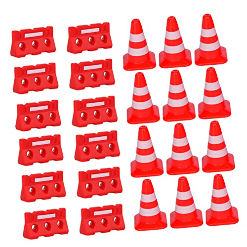 Milisten 1Satz Mini Straßenblock Teiliges Verkehrszeichen für Roten Kegeln und Wasserbarrieren Kognitive durch Simulation von Verkehrsszenen Milisten 1Satz Mini Straßenblock Teiliges Verkehrszeichen für Roten Kegeln und Wasserbarrieren Kognitive durch Simulation von Verkehrsszenen von Milisten