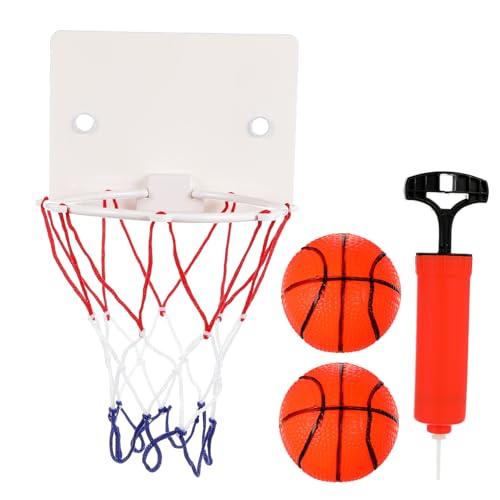 Milisten 1Satz Mini Wandbasketball für Wandkorb Bälle Pumpe Indoor Basketball für Zuhause Installieren und Langlebig für Kleine Milisten 1Satz Mini Wandbasketball für Wandkorb Bälle Pumpe Indoor Basketball für Zuhause Installieren und Langlebig für Kleine von Milisten