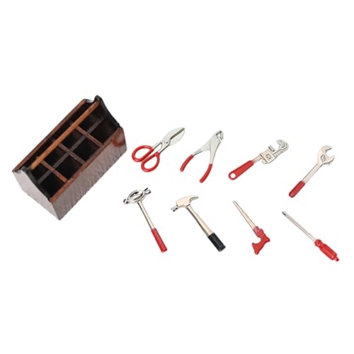 Milisten 1Satz Mini Werkzeugset Für Puppenhaus Teiliges Werkzeugkasten Mit Miniaturwerkzeugen Puppenhausdekoration Und Detailgetreue Miniaturen Milisten 1Satz Mini Werkzeugset Für Puppenhaus Teiliges Werkzeugkasten Mit Miniaturwerkzeugen Puppenhausdekoration Und Detailgetreue Miniaturen von Milisten