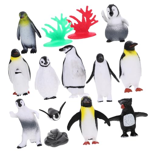 Milisten 1Satz Miniatur Pinguin Modell Teiliges Pinguin mit Zubehör Dekorative Figuren für Kinderzimmer und Fotografie Requisiten Handbemalt und Milisten 1Satz Miniatur Pinguin Modell Teiliges Pinguin mit Zubehör Dekorative Figuren für Kinderzimmer und Fotografie Requisiten Handbemalt und von Milisten