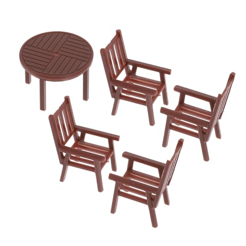 Milisten 1Satz Möbel Set Für Puppenhaus Exquisites Minitisch Und Stühle Set Für Kreative Architekturdarstellungen Und Sandtischdekoration Für Miniaturspielzeug Milisten 1Satz Möbel Set Für Puppenhaus Exquisites Minitisch Und Stühle Set Für Kreative Architekturdarstellungen Und Sandtischdekoration Für Miniaturspielzeug von Milisten