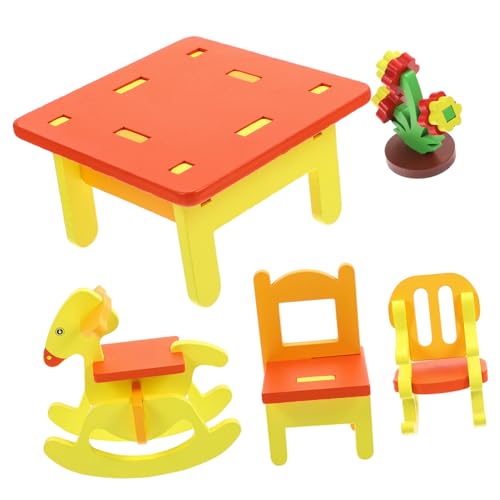 Milisten 1Satz Montage Puzzle Für Holzspielzeug Mit Restaurant Und Schaukelstuhl Design Kreatives Bastelspielzeug Für Jungen Milisten 1Satz Montage Puzzle Für Holzspielzeug Mit Restaurant Und Schaukelstuhl Design Kreatives Bastelspielzeug Für Jungen von Milisten