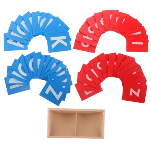 Milisten 1Satz Montessori Alphabet Lernspielzeug aus Holz mit Schleifpapier Buchstaben für Kreatives und Sprachförderung für Kindergarten und Zuhause Milisten 1Satz Montessori Alphabet Lernspielzeug aus Holz mit Schleifpapier Buchstaben für Kreatives und Sprachförderung für Kindergarten und Zuhause von Milisten