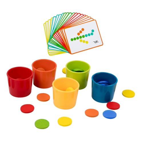 Milisten 1Satz Montessori Farbsortierbecher Aus Holz Für Jahren Zur Farberkennung Feinmotorik Für Kreative Entwicklung Und Lernspiele Milisten 1Satz Montessori Farbsortierbecher Aus Holz Für Jahren Zur Farberkennung Feinmotorik Für Kreative Entwicklung Und Lernspiele von Milisten