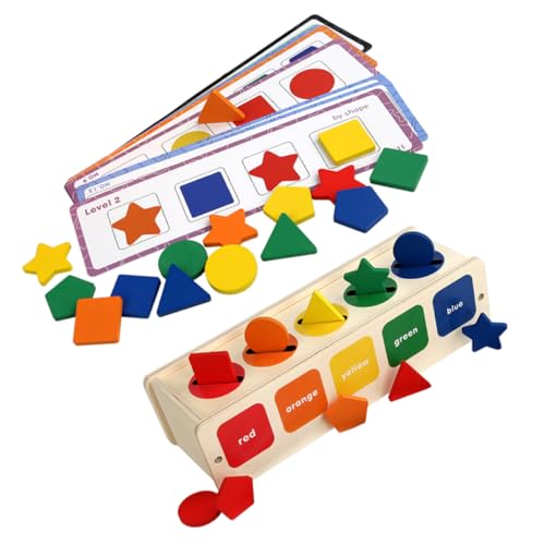 Milisten 1Satz Montessori Formsortierer für Pädagogisches Holzspielzeug Formbewusstsein Sicheres und Langlebiges für Entwicklung von Konzentration und Motorik Milisten 1Satz Montessori Formsortierer für Pädagogisches Holzspielzeug Formbewusstsein Sicheres und Langlebiges für Entwicklung von Konzentration und Motorik von Milisten