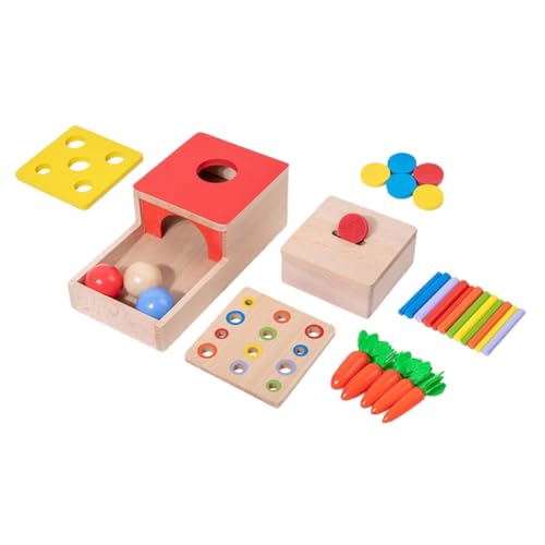 Milisten 1Satz Montessori Sensorisches Holzspielzeug Hand Auge Koordination für Kleinkinder für Lernspiele und Kreative Aktivitäten Milisten 1Satz Montessori Sensorisches Holzspielzeug Hand Auge Koordination für Kleinkinder für Lernspiele und Kreative Aktivitäten von Milisten