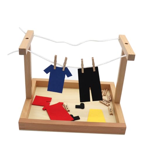 Milisten 1Satz Montessori für Bunter Holz Kleiderbügel zum Pädagogisches Lernspielzeug für Kreative für Jungen und Jahre und Älter Milisten 1Satz Montessori für Bunter Holz Kleiderbügel zum Pädagogisches Lernspielzeug für Kreative für Jungen und Jahre und Älter von Milisten