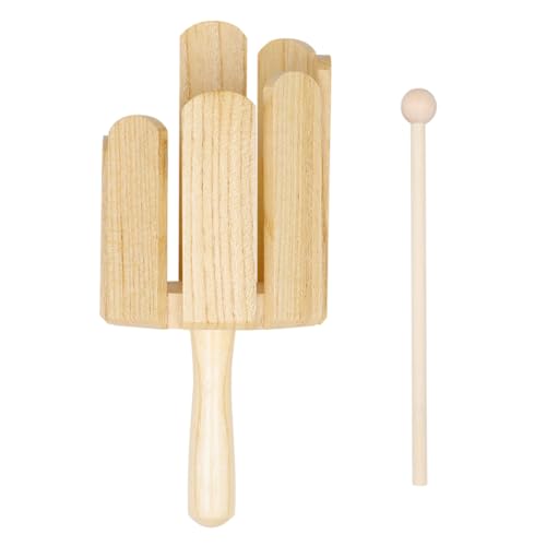 Milisten 1Satz Musikalisches Holzspielzeug für Tönige Rhythmus Percussion Instrumente aus Hochwertigem Holz für Kreative und Entwicklung Musikalischer Fähigkeiten von Milisten