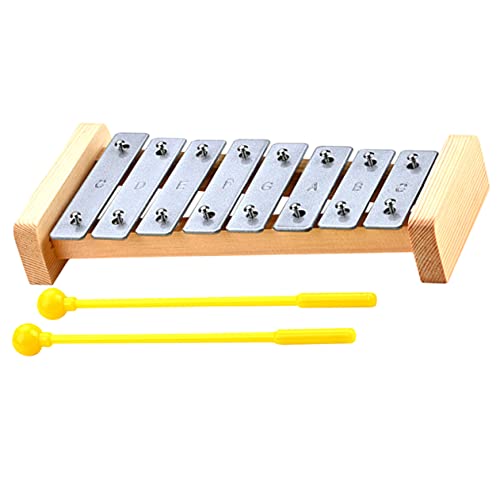 Milisten 1Satz Musikalisches Xylophonspielzeug Für Töne Klavierinstrument Tragbar Fördert Musikalische Entwicklung Und Rhythmusgefühl Für Drinnen Und Draußen von Milisten