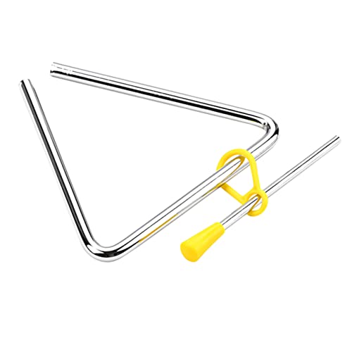 Milisten 1Satz Musikinstrument für Dreiecks Schlagglocke mit Stab Einfach zu Bedienen Musikspielzeug für Frühkindliche Bildung Partys und Feiertage Milisten 1Satz Musikinstrument für Dreiecks Schlagglocke mit Stab Einfach zu Bedienen Musikspielzeug für Frühkindliche Bildung Partys und Feiertage von Milisten