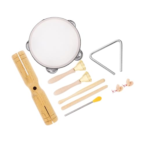 Milisten 1Satz Musikspielzeug für Teiliges Percussion Instrumente für Kleinkinder Langlebig für Musikalische Früherziehung Fördert Kreativität und Rhythmusgefühl von Milisten