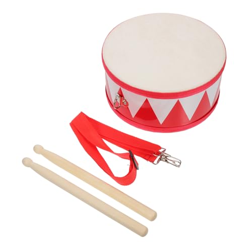 Milisten 1Satz Orff Schlaginstrument für Snare Drum mit Seiten Rotes und Weißes Design Musikinstrument für Frühe Musikerziehung und Kreative von Milisten