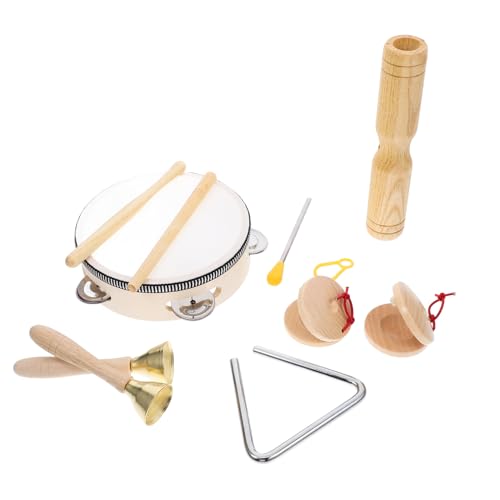 Milisten 1Satz Percussion Instrumente Set aus Holz Teiliges Musikspielzeug für Kleinkinder Kreativität und Feinmotorik für Geburtstagsgeschenke und Musikalische Milisten 1Satz Percussion Instrumente Set aus Holz Teiliges Musikspielzeug für Kleinkinder Kreativität und Feinmotorik für Geburtstagsgeschenke und Musikalische von Milisten