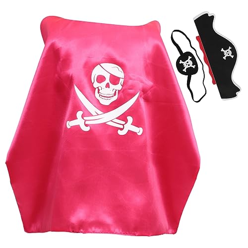 Milisten 1Satz Piraten Umhang Für Karneval Kostüm Halloween Cloak Cosplay Cape Für Piraten Themenpartys Halloween Feiern Und Verkleidung von Milisten