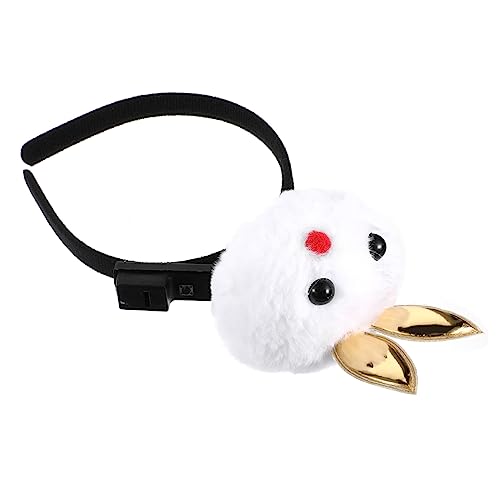 Milisten 1Satz Plüsch Kaninchen Haarband Leuchtende Kopfbedeckung Für Ostern Verstellbare Plüsch Stirnbänder Für Erwachsene Süße Cartoon Haarschmuck Für Feste von Milisten
