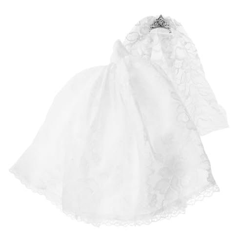 Milisten 1Satz Puppen Hochzeitskleid Mit Schleier Für Puppen Dekoratives Kostüm Einfach Anzuziehen Langlebig Und Wiederverwendbar Perfektes Anziehaccessoire Für Kreative von Milisten