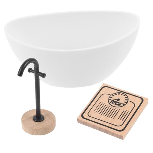 Milisten 1Satz Puppenhäuser Teiliges Holzspielzeug mit Badewanne und Mini Robustes Puppenhauszubehör Kreativität Milisten 1Satz Puppenhäuser Teiliges Holzspielzeug mit Badewanne und Mini Robustes Puppenhauszubehör Kreativität von Milisten