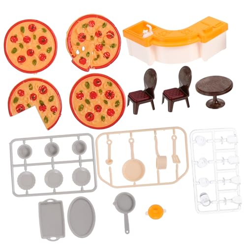 Milisten 1Satz Puppenhaus Küchenmöbel Set Kinderspielzeug für Kreatives Rollenspiel Sicheres und Haltbares Kunststoffmaterial für Dekoration Milisten 1Satz Puppenhaus Küchenmöbel Set Kinderspielzeug für Kreatives Rollenspiel Sicheres und Haltbares Kunststoffmaterial für Dekoration von Milisten