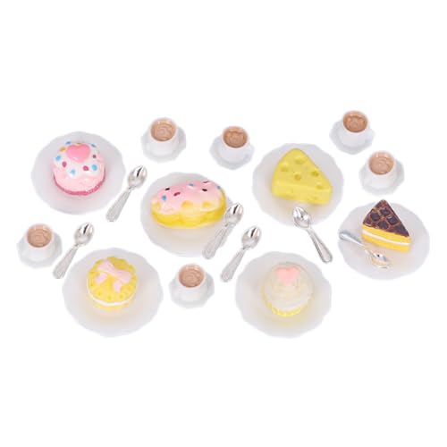 Milisten 1satz Miniatur Küchenaccessoires Teiliges Dekorationsset Mit Kaffee Tassen Und Dessertmodellen Für Puppenhäuser Und DIY Mini-küchen Aus Sicheren Materialien Gefertigt Milisten 1satz Miniatur Küchenaccessoires Teiliges Dekorationsset Mit Kaffee Tassen Und Dessertmodellen Für Puppenhäuser Und DIY Mini-küchen Aus Sicheren Materialien Gefertigt von Milisten
