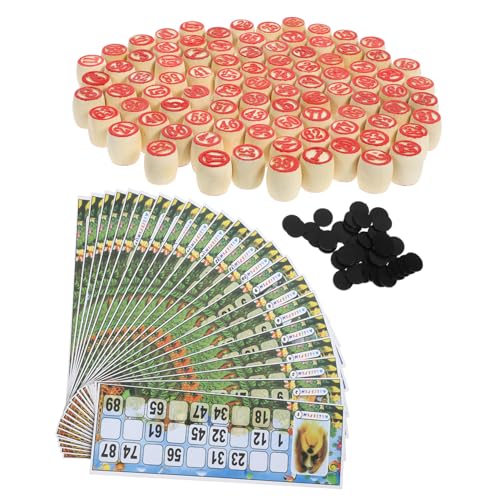 Milisten 1Satz Russisches Lotto Set aus Holz Familienspiel für Erwachsene mit Zahlenkarten für Partys und Spieleabende Leicht Transportierbar und Wiederverwendbar Milisten 1Satz Russisches Lotto Set aus Holz Familienspiel für Erwachsene mit Zahlenkarten für Partys und Spieleabende Leicht Transportierbar und Wiederverwendbar von Milisten