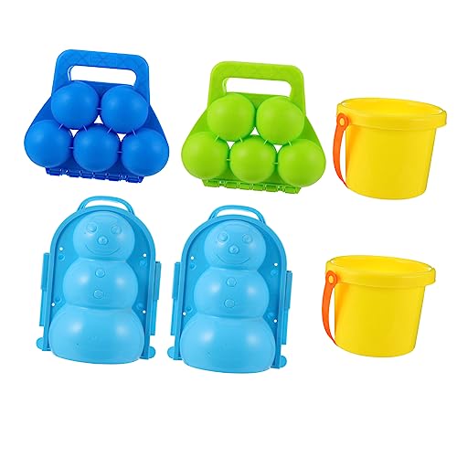 Milisten 1Satz Schneespielzeug Für Teiliges Mit Schneeballformern Und Eimer Winter Schneeballschlachten Zufällige Farben Robustes Kunststoffmaterial Milisten 1Satz Schneespielzeug Für Teiliges Mit Schneeballformern Und Eimer Winter Schneeballschlachten Zufällige Farben Robustes Kunststoffmaterial von Milisten