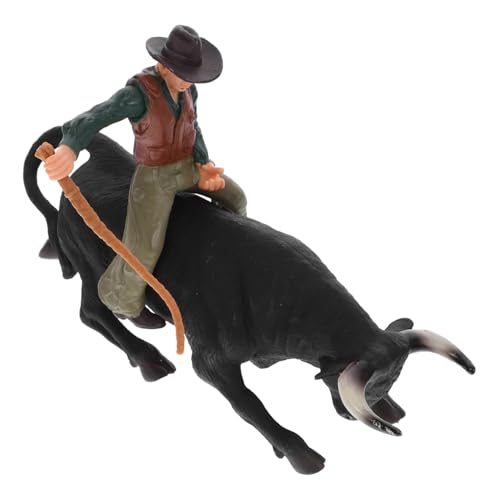 Milisten 1Satz Simulation Stierkampf Modell Imitation Cowboy Figur für Western Dekoration und Robustes Design aus Hochwertigem für Kreative Rollenspiele Milisten 1Satz Simulation Stierkampf Modell Imitation Cowboy Figur für Western Dekoration und Robustes Design aus Hochwertigem für Kreative Rollenspiele von Milisten