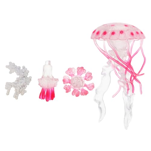 Milisten Wasserlebewesen Modellset Lernspielzeug Für Junge Mädchen Zur Lebenszyklusbildung Sicheres Dekoratives Wasserspielzeug Für Vorschulkinder Rote Im Aquarium- von Milisten